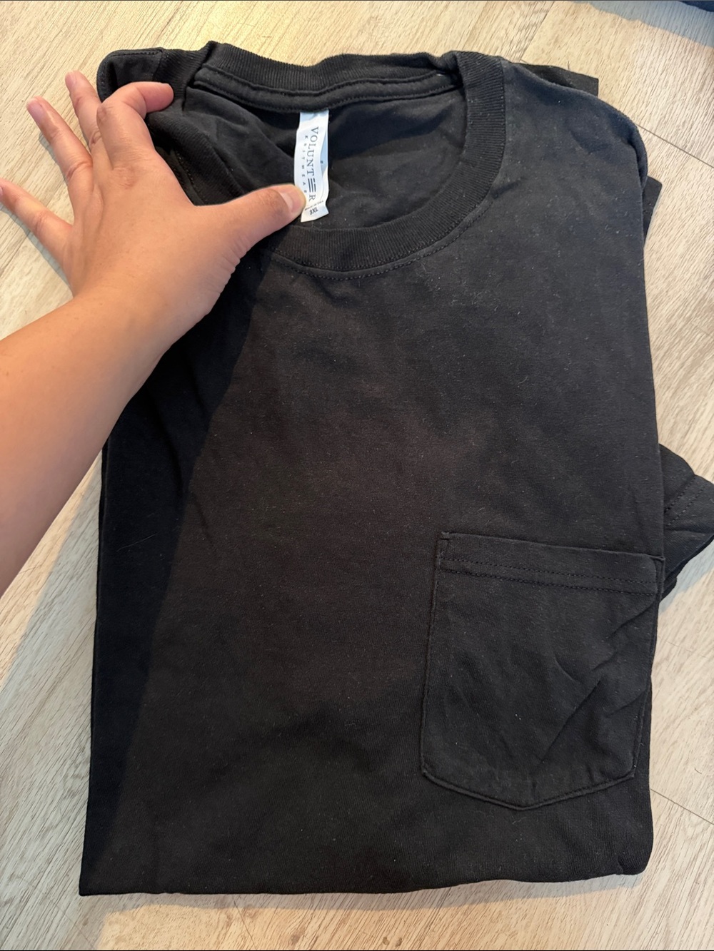 Men’s 3XLT Black Pocket Tee